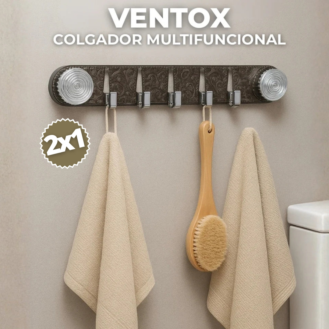 2X1 COLGADOR CON VENTOSA (40 CM  X 60 CM) | VENTOX™