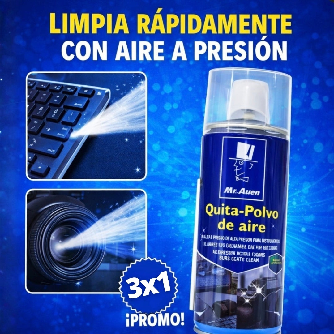 3x1 SPRAY ELIMINADOR DE POLVO POR ALTA PRESIÓN | SOPLIX ™
