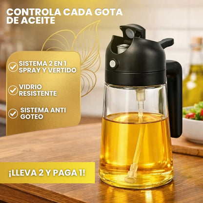2x1 DISPENSADOR/ SPRAY DE ACEITE  | SPRAYCO™