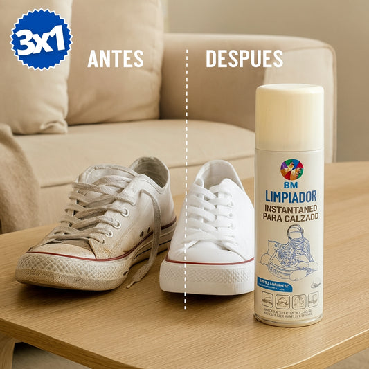 3X1 ESPUMA QUITA MANCHAS PARA ZAPATILLAS | BLANKO™