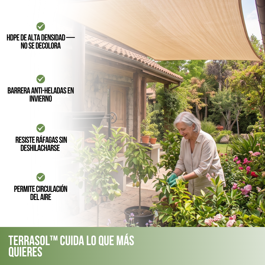 MALLA COLGANTE PARA EXTERIORES 5x4M TERRASOL™