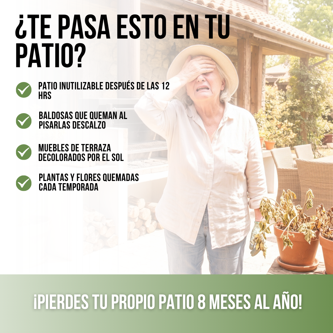 MALLA COLGANTE PARA EXTERIORES 5x4M TERRASOL™