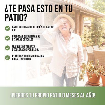 MALLA COLGANTE PARA EXTERIORES 5x4M TERRASOL™