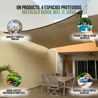 MALLA COLGANTE PARA EXTERIORES 5x4M TERRASOL™