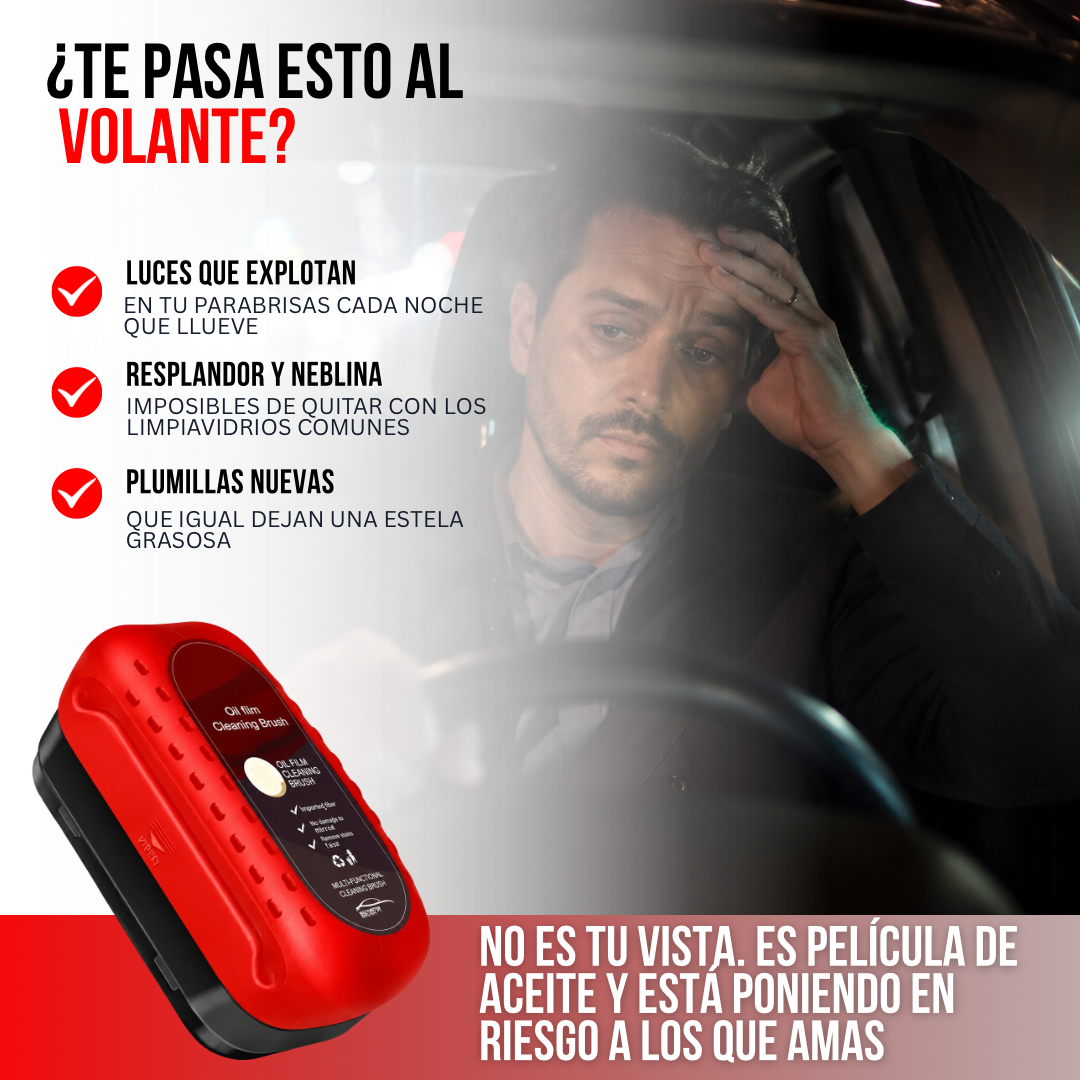 2X1 CEPILLO LIMPIA PARABRISAS ANTI ACEITE | VISIOR™