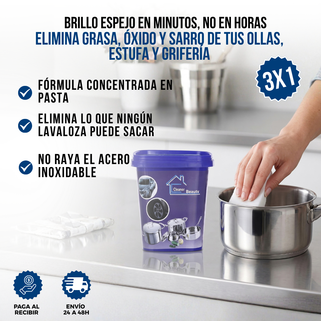 3x1 CLEANIX™ : CREMA LIMPIA OXIDO Y GRASA MULTIUSOS