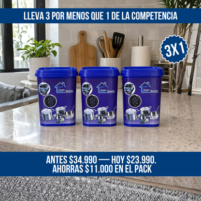 3x1 CLEANIX™ : CREMA LIMPIA OXIDO Y GRASA MULTIUSOS