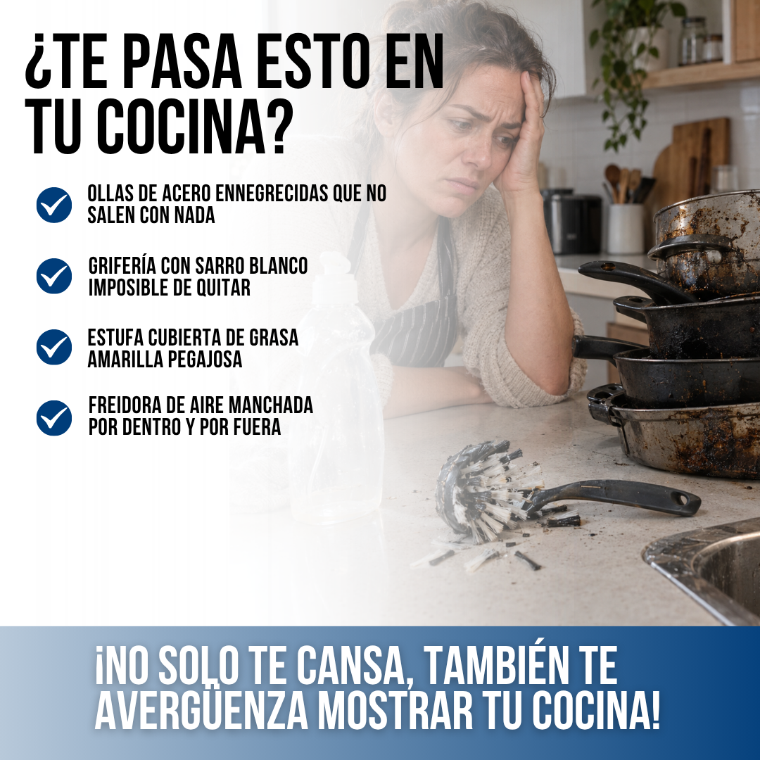 3x1 CLEANIX™ : CREMA LIMPIA OXIDO Y GRASA MULTIUSOS