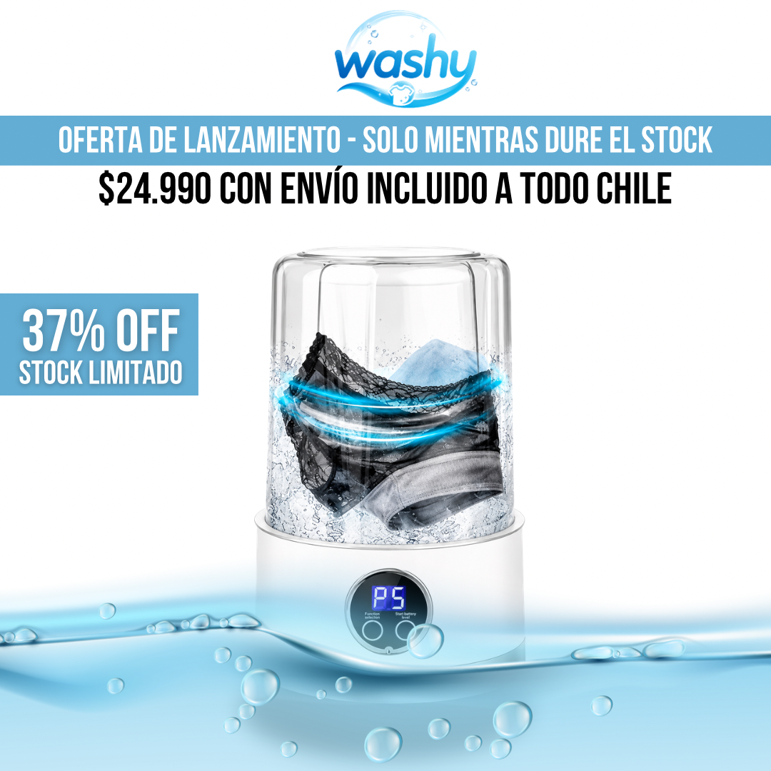 SÚPER MINI LAVADOR PORTÁTIL | WASHY™