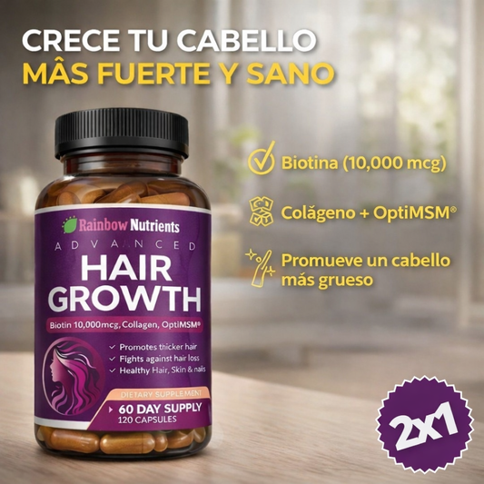 2X1 VITAMINAS PARA EL CRECIMIENTO DEL CABELLO | VITELLA™