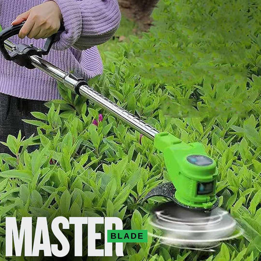 POTENTE CORTADORA DE CÉSPED INALÁMBRICO CON SISTEMA SILENCIOSO | MASTER BLADE™