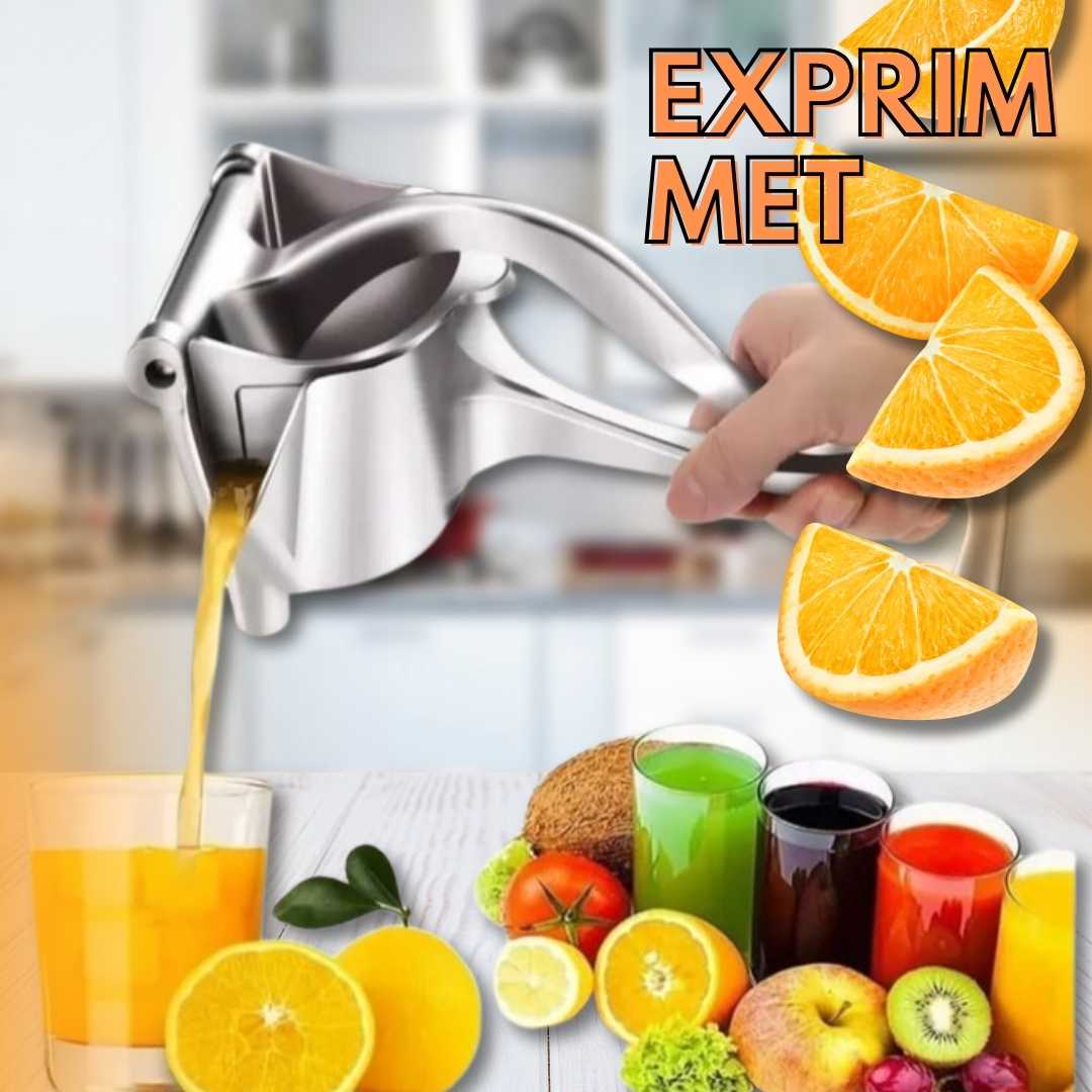 EXPRIMDOR MANUAL CON SISTEMA ANTIGOTEO | EXPRIM MET™