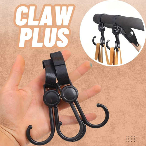 GANCHOS MULTIFUNCIONALES CON SISTEMA GIRATORIO DOS PARES | CLAW PLUS™