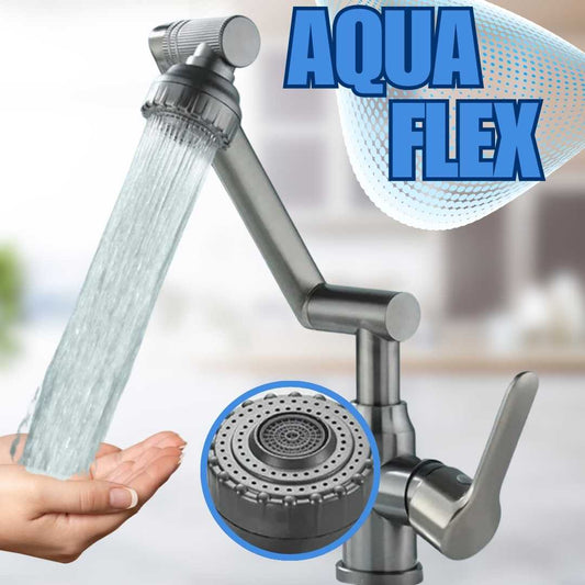 MODERNO GRIFO GIRATORIO CON CABEZAL FLEXIBLE | AQUA FLEX™