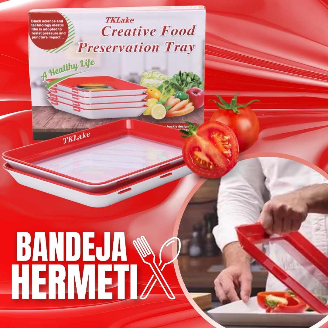 PACK DE SEIS BANDEJAS CON SELLO HERMÉTICO | HERMETIX™