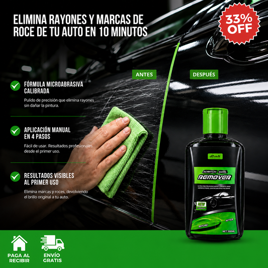 REMOVEDOR DE RAYONES PARA AUTOS | VELTROX™