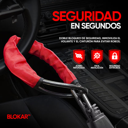 CERRADURA ANTIRROBO PARA VOLANTE | BLOKAR™