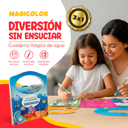 3x1 CUADERNOS MÁGICOS DE AGUA | MAGICOLOR™