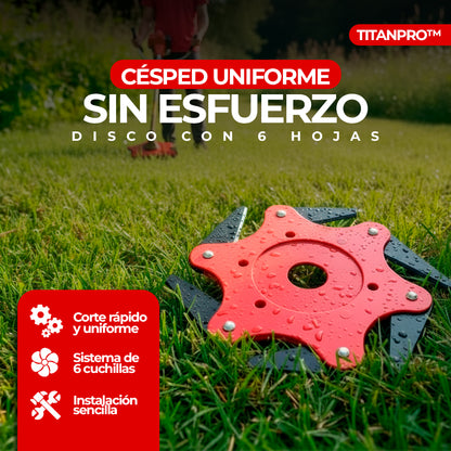 DISCO CORTADOR DE CESDED |  TITANPRO™