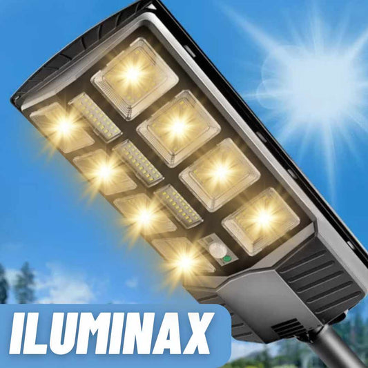 PODEROSA LÁMPARA DE LUZ SOLAR CON ILUMINACIÓN LED | ILUMINAX™