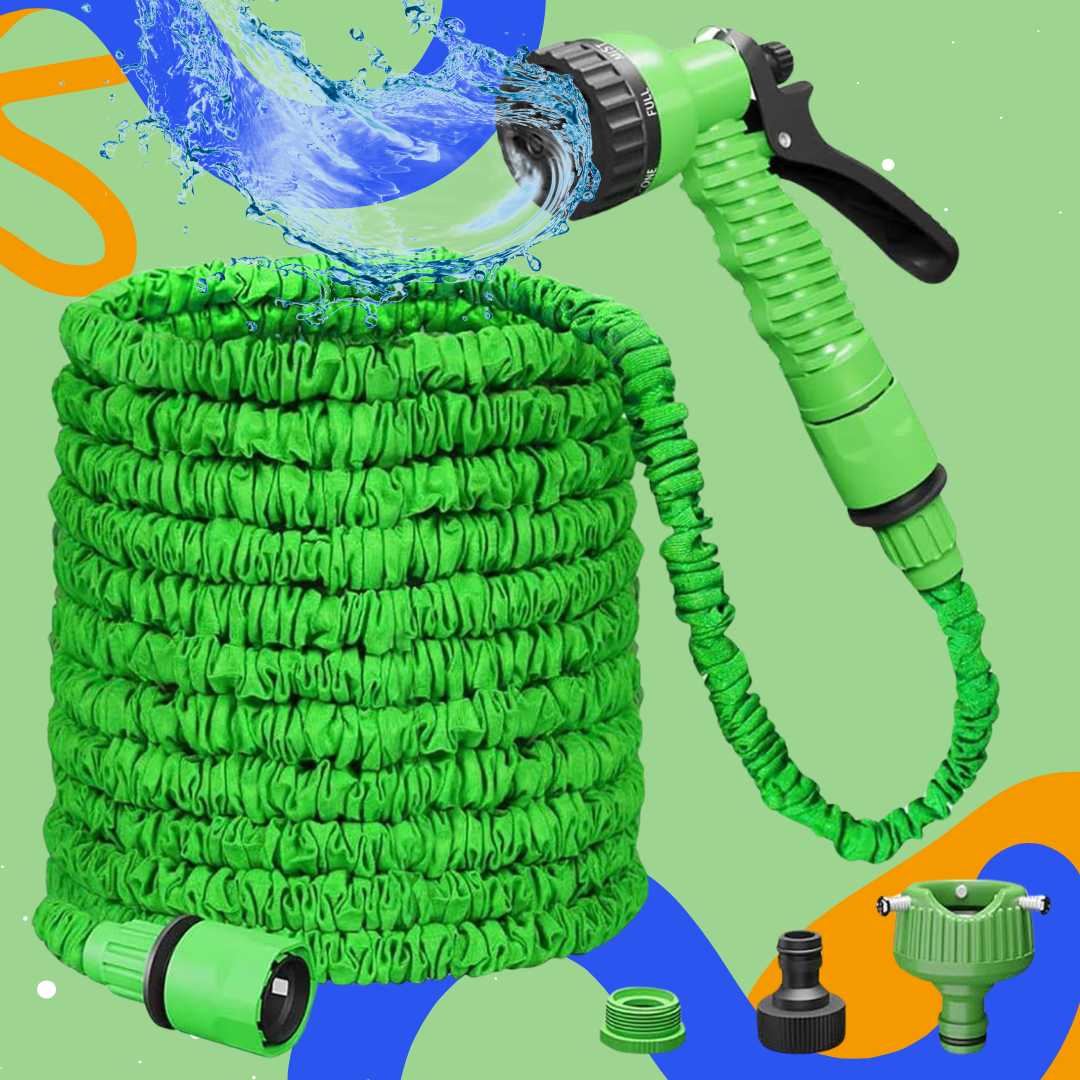 EFICIENTE MANGUERA EXTENSIBLE CON SIETE MODOS DE PULVERIZACIÓN | FLEXI HOSE™