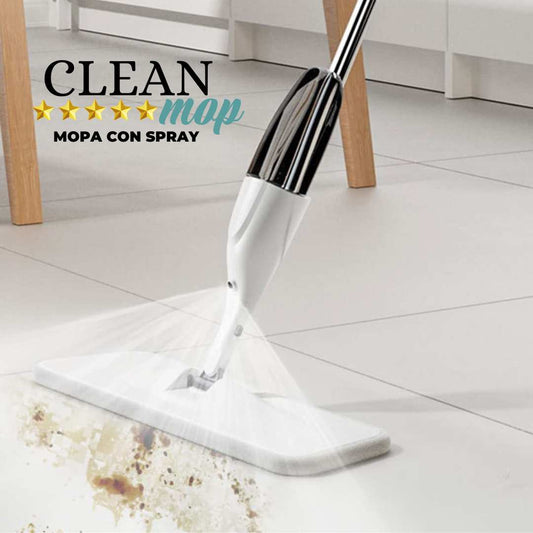EFICIENTE MOPA ELÉCTRICA CON DISEÑO GIRATORIO Y MÁXIMA ABSORCIÓN | CLEAN MOP™