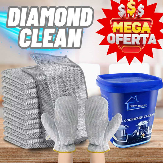 MEGA PACK 10 PAÑOS DE ALAMBRE + 1 PASTA REMOVEDORA DE ÓXIDO + 2 GUANTES DE ALAMBRE