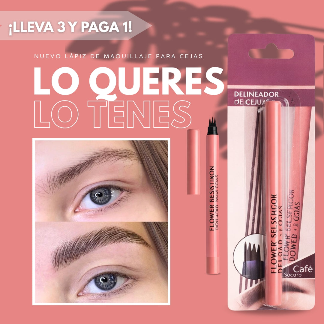 3X1 LÁPIZ DELINEADOR EFECTO MICROBLADING | BRUSHA™