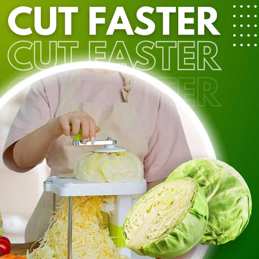 POTENTE Y PRÁCTICO CORTADOR MANUAL PARA VEGETALES | CUT FASTER PRO™