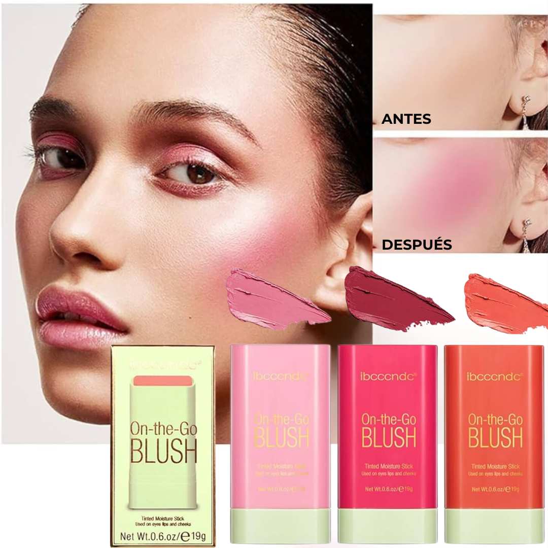 INCREÍBLE RUBOR EN BÁLSAMO CON EFECTO MATE Y A PRUEBA DE AGUA RUBOR LLEVA 3 Y PAGA 1 | K-BLUSH™