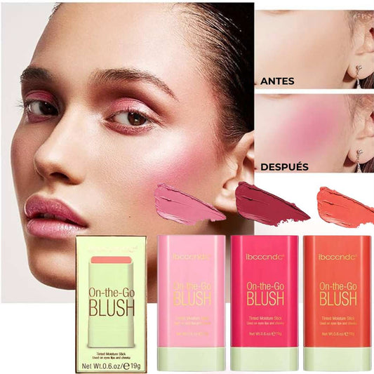 INCREÍBLE RUBOR EN BÁLSAMO CON EFECTO MATE Y A PRUEBA DE AGUA RUBOR LLEVA 3 Y PAGA 1 | K-BLUSH™