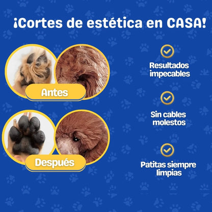KIT MÁQUINA CORTADORA + TOALLITAS LIMPIADORAS | PETMY™