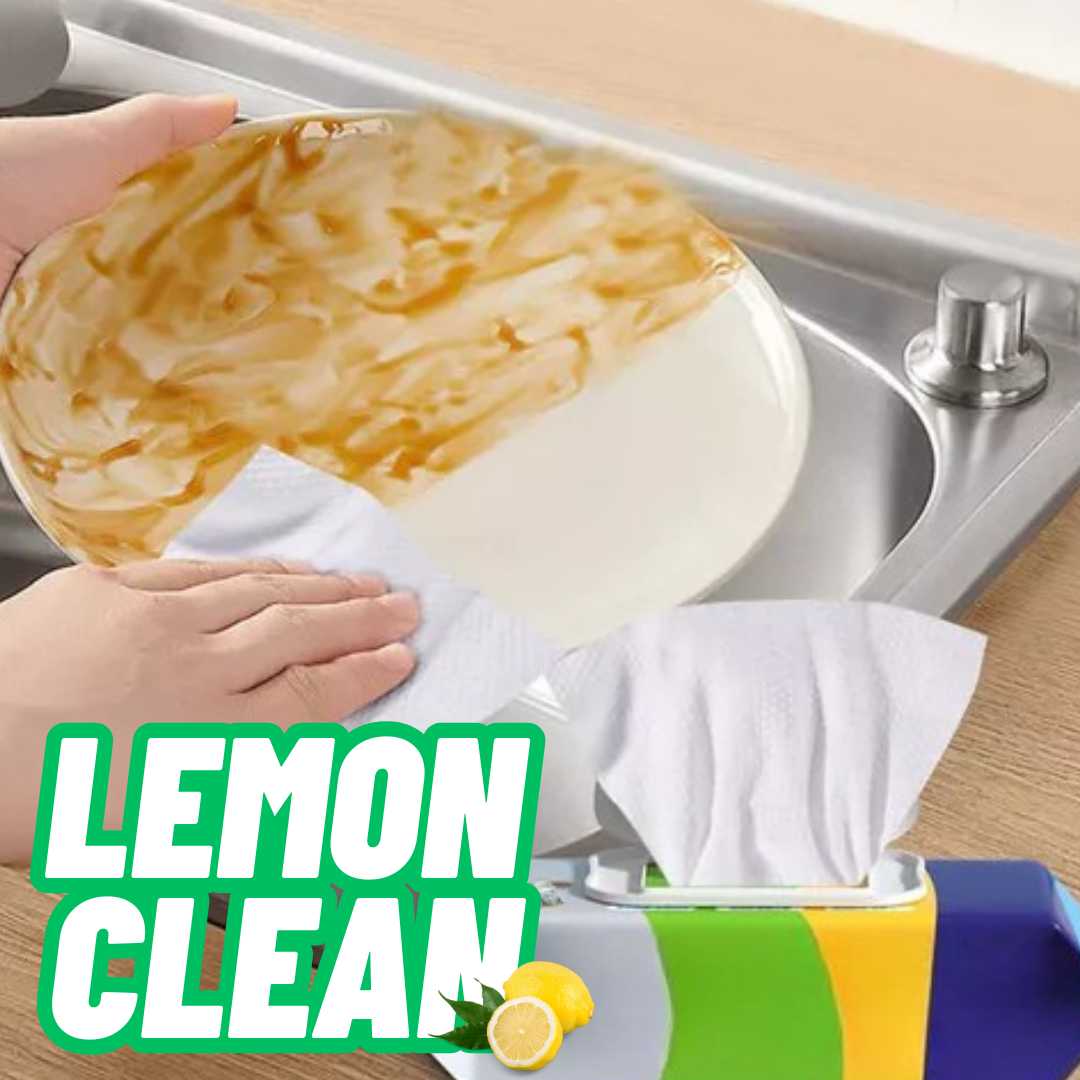 TOALLAS DE LIMPIEZA QUE ELIMINAN LA GRASA EN MINUTOS | LEMON CLEAN™