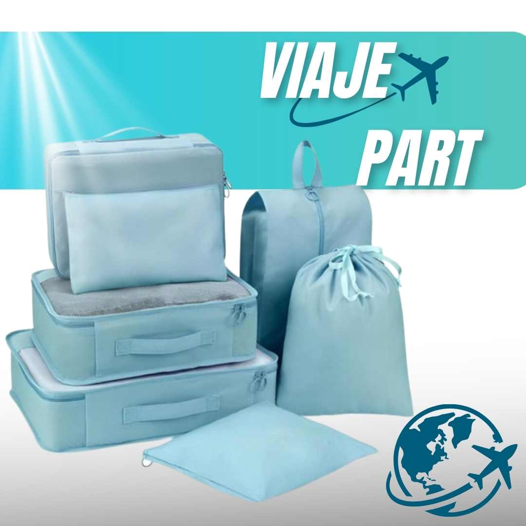 SET DE BOLSOS IMPERMEABLES PARA VIAJEROS | VIAJE PART™