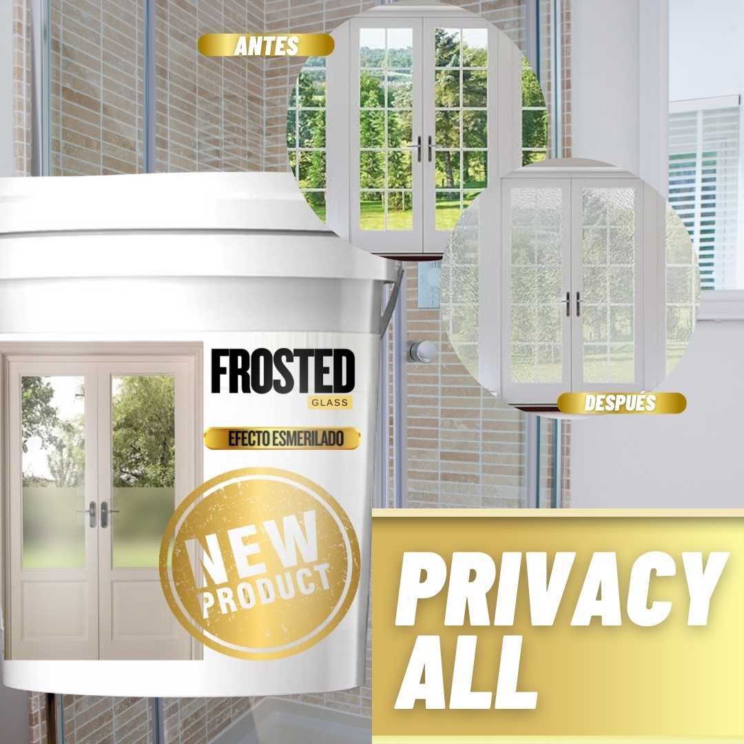 EXCELENTE PINTURA ESMERILADO DE VIDRIO ACABADO MODERNO | PRIVACY ALL™