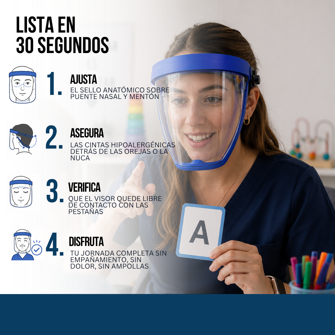 2x1 MASCARILLA PROTECTORA FACIAL ANTIEMPAÑAMIENTO VISORA™
