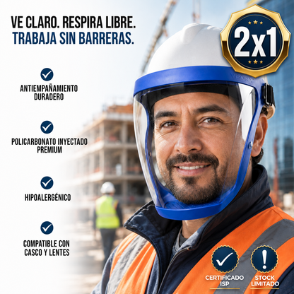 2x1 MASCARILLA PROTECTORA FACIAL ANTIEMPAÑAMIENTO VISORA™